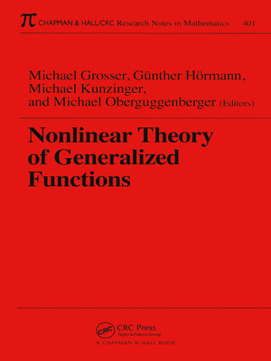 cover image of Nonlinear Theory of Generalized Functions